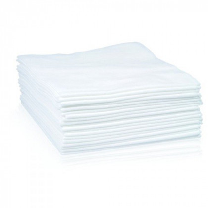Jednorázové uteráky z bielej vlny 70x40cm
