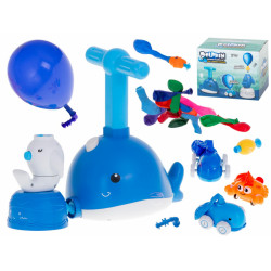 Aerodynamické vypouštění balónků Dolphin, 12 balónků