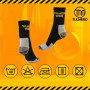 Pracovní ponožky teplé froté silné, Twork Pro, 3 páry, EU 39-42