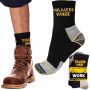 Pracovné ponožky teplé froté silné, Twork Pro, 3 páry, EU 39-42