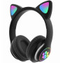 Bezdrátová sluchátka Cat Ears, černá
