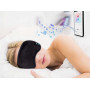 Bluetooth maska na spanie s  možnosťou počúvania hudby, čierna