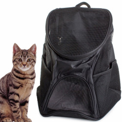 Cestovní batoh pro psy a kočky, černý