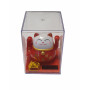 Čínská sluneční kočka pro štěstí červená, 10 cm