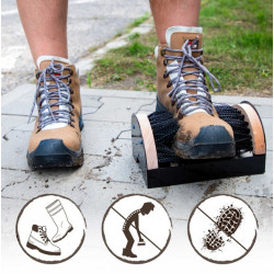 Průmyslový čisticí kartáč na pracovní obuv, 3D škrabka