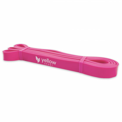 Guma na cvičenie/expander YellowPOWER Band - odpor: 11-23kg, ružová