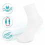 Pánske nekopresné diabetické bavlnené ponožky, Tulmero Medical, EU (38-40), biele