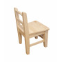 Dřevěná dětská židle přírodní Stolička, 34 x 26 x 24 cm