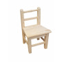 Dřevěná dětská židle přírodní Stolička, 34 x 26 x 24 cm