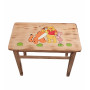 Dřevěný dětský stolek Macko Pú, 60 x 35 x 46 cm