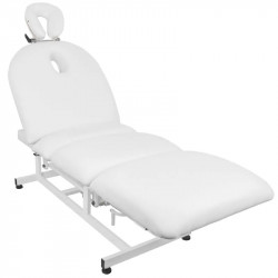 Elektrické masážní lehátko, elektrické lůžko, 219 x 70 cm, bílé