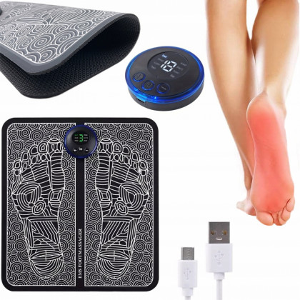 Elektrostimulátor na masáž nôh s digitálnym ovládačom, EMS MAT