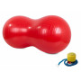 Fitness dvojitý míč Peanut ball s pumpičkou - 50 x 100 cm