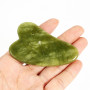 Nefritový masážní kámen Gua Sha zelený