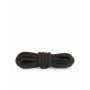 Silné kulaté černé bavlněné tkaničky 250 cm