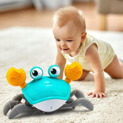 Interaktivní běžecká hračka pro děti, běžící krab se senzory, CrabMove