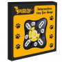 Interaktivní miska, logická hračka pro psa PawDog, 25 x 25 cm, černá