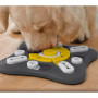 Interaktívna miska, logická hračka pre psa PawDog, 25 x 25 cm, čierna