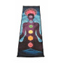 Podložka na jógu Yogi 7 čaker tyrkysová, 174 x 60 cm