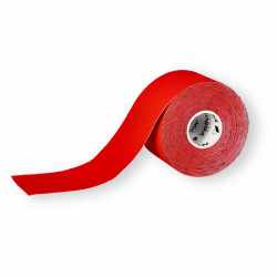 Kinesiotapingová páska červená, 5 cm x 5 m, červená