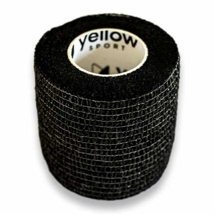 Kohezívny obväz yellowBAND - 5cm x 4,5m, čierny