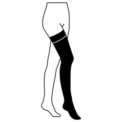 Stehenní kompresní punčochové kalhoty lem Avicenum 360, L, dlouhé