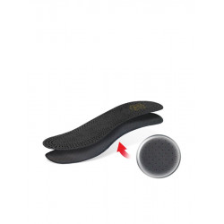 Pecari Carbon Black 43 - pánské kožené vložky do bot