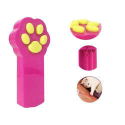 Laserová hračka pro kočky, růžová