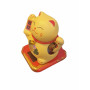 Maneki Neko zlatá kočka s dýní, 11 cm