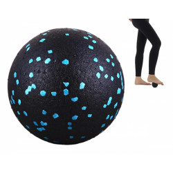 Masážní míč Masážní míč, průměr 8 cm, černo-modrý