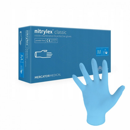Jednorazové nitrilové rukavice Nitrylex M - 100ks