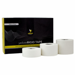 Bavlněná páska žlutáRIGID TAPE - 2,5cm x 9,1m, bílá