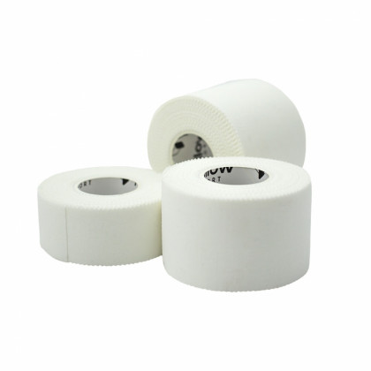 Bavlnená tejpovacia páska Sports Tape, 2,5cm x 9,1m biela