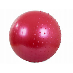 Rehabilitační fitness míč s pumpičkou, Gymball, 65 cm, červený