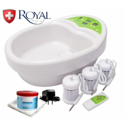 Detoxikačná vanička Royal Spa - elektrolytický vodný kúpeľ s diaľkovým ovládačom