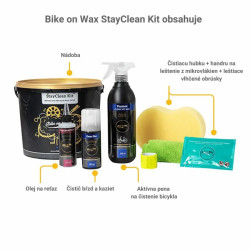 Profesionální sada na čištění jízdních kol Premium Stay Clean Kit 9 ks