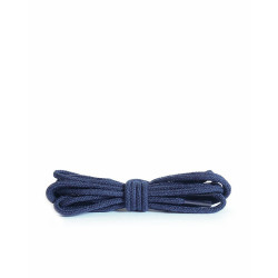 Tenké kulaté modré bavlněné tkaničky 60 cm