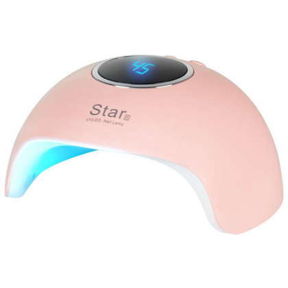 Profesionálna lampa na nechty UV LED STAR 6 24W - ružová