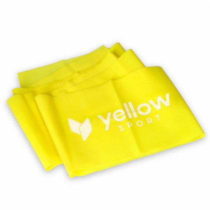Cvičebný expander Flat Band Yellow, odpor 1 – 2 kg