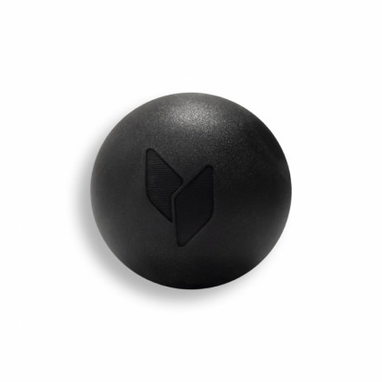 Masážna silikónová Loptička Ball Black, priemer 6,5cm, čierna