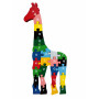 Žirafa - vzdelávacie drevené puzzle s číslami