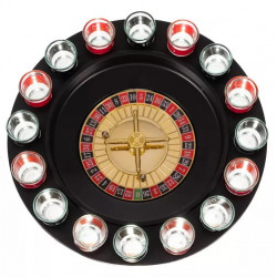 Alkoholová party ruleta se skleničkami Ruleta, 29 cm x 6,5 cm