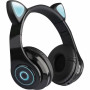 Bezdrátová sluchátka Cat Ears B39, černá