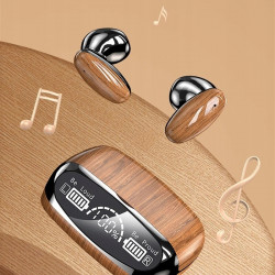 Bezdrátová sluchátka Bluetooth s dřevěným motivem LX-Y8