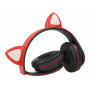 Bezdrôtové slúchadlá Cat Ears, červené