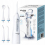 Bezdrôtový ústna sprcha so 4 nástavcami, medzizubný čistič s 3 režimami čistenia, HF-5