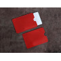 Bezpečnostné púzdro na karty - 4ks, červené