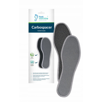 Zdravotné hygienické a pohodlné vložky do topánok Carbospacer , veľkosť 36