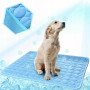 Chladiaca podložka pre psa 70 x 55 cm, modrá