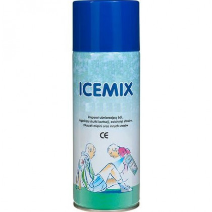 Chladivý sprej so syntetickým ľadom Ice Mix, 400 ml
